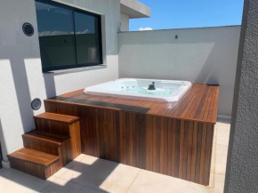 Cobertura pôr-do-sól com jacuzzi